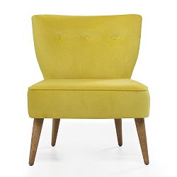 Žluté čalouněné křeslo Balcab Home Molly