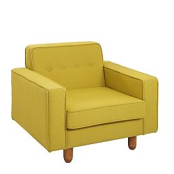 Žluté křeslo Custom Form Zugo