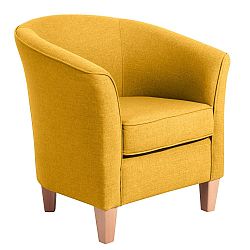 Žluté křeslo Max Winzer Livia Yellow