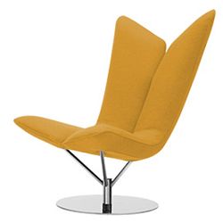 Žluté křeslo Softline Angel Eco Cotton Yellow