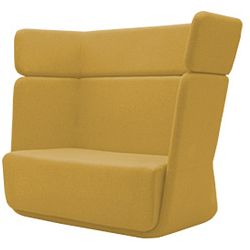 Žluté křeslo Softline Basket Vision Yellow