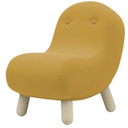 Žluté křeslo Softline Bob Vision Yellow