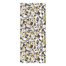 Žluto-šedý běhoun Floorita Windows, 60 x 115 cm