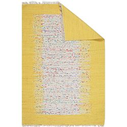 Žlutý běhoun Eco Rugs Yolk, 80 x 300 cm