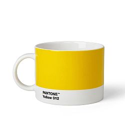 Žlutý hrnek na čaj Pantone 012, 475 ml