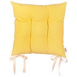 Žlutý podsedák Apolena Simply Yellow, 41 x 41 cm