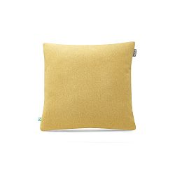 Žlutý povlak na polštář Mumla Felt, 45 x 45 cm