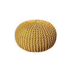 Žlutý puf Dedalo, ⌀ 50 cm