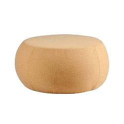 Žlutý puf sømcasa Alan, ø 75 cm