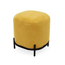 Žlutý puf Tenzo Harry, ø 42 cm