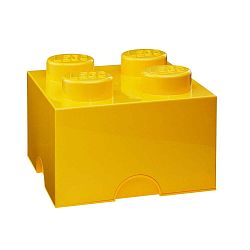 Žlutý úložný box čtverec LEGO®