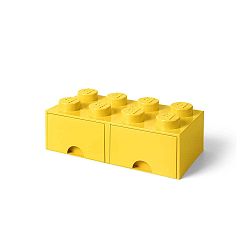 Žlutý úložný box se dvěma šuplíky LEGO®