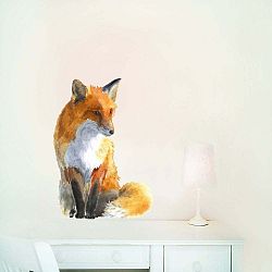 Znovu snímatelná samolepka Fox Small, 42x30 cm