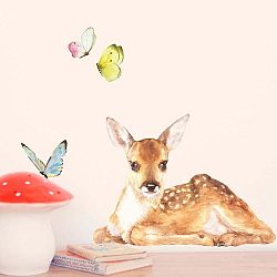 Znovu snímatelná samolepka Little Fawn, 40x30 cm