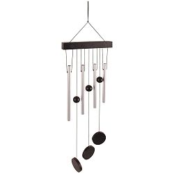 Zvonkohra ve stříbrné barvě Esschert Design, 58 cm