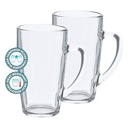 2 dílná sada sklenic s ouškem, 400 ml