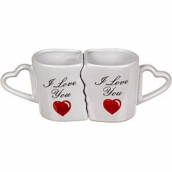 2dílná sada hrnků I love you, 240 ml