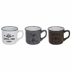 3dílná sada keramických hrnků Coffee, 180 ml