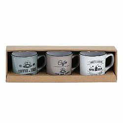3dílná sada keramických hrnků Coffee1, 180 ml