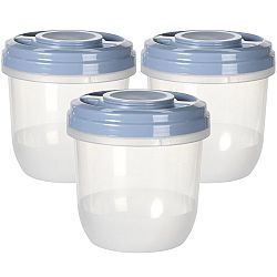 3dílná sada plastových dóz Round, 1 l