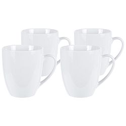 4dílná sada porcelánových hrnků White, 380 ml