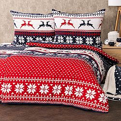 4Home Flanelové povlečení Blue Nordic 