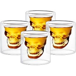 4home Panáky Skull Hot&Cool, 20 ml, 4 ks