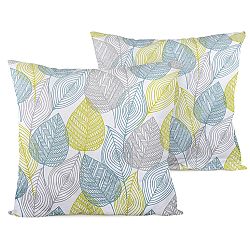 4home Povlak na polštářek Nordic leaves, 40 x 40 cm