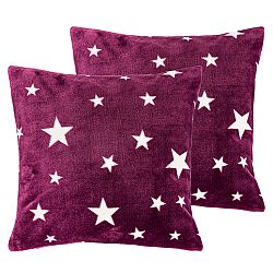 4Home Povlak na polštářek Stars violet , 40 x 40 cm