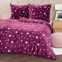 4Home Povlečení mikroflanel Stars violet 