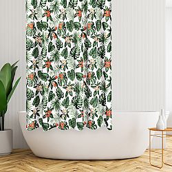 4Home Sprchový závěs Monstera, 178 x 183 cm