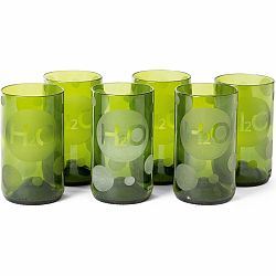 6dílná sada skleniček H2O, 400 ml