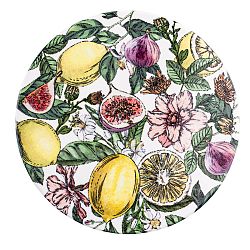 Altom Keramické prkénko kulaté Lemon, 20 cm