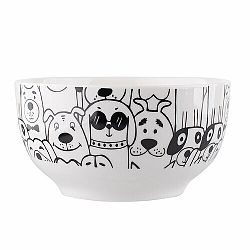 Altom Porcelánová miska Black dog, 13 cm