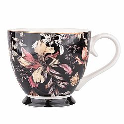 Altom Porcelánový hrnek Black Lily, 350 ml