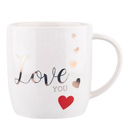 Altom Porcelánový hrnek Flying Hearts, 300 ml