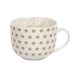 Altom Porcelánový hrnek Melania, 470 ml, hnědá