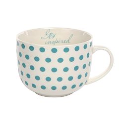 Altom Porcelánový hrnek Melania 470 ml, tyrkysová