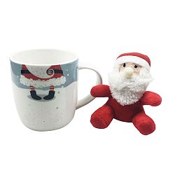 Altom Porcelánový hrnek s hračkou Santy, 300 ml