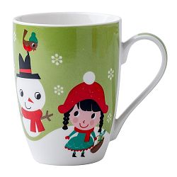 Altom Porcelánový hrnek vánoční Snowmen, 300 ml