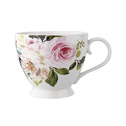 Altom Porcelánový jumbo hrnek Amelia 400 ml, bílá