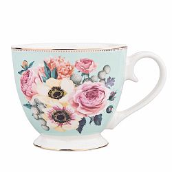 Altom Porcelánový jumbo hrnek Anemon 350 ml, mint