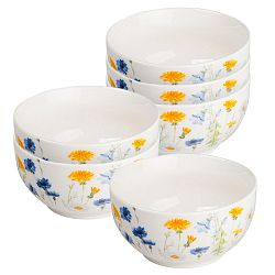 Altom Sada porcelánových misek Spring, 12,5 cm, 6 ks