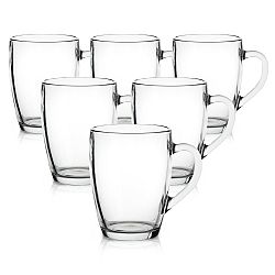 Altom Sada skleněných hrnků Classic 250 ml, 6 ks