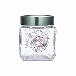 Altom Skleněná dóza s víčkem Xmas, 500 ml