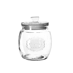 Altom Skleněná zaoblená dóza na potraviny, 900 ml