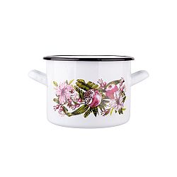 Altom Smaltovaný hrnec Ibišek, 14 cm