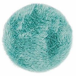 AmeliaHome Kožešina Dokka mentolová, průměr 60 cm