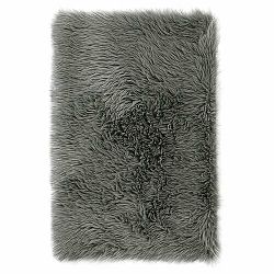 AmeliaHome Kožešina Dokka tmavě šedá, 50 x 150 cm