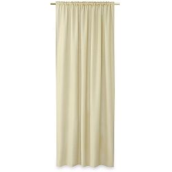 AmeliaHome Závěs Oxford Pleat béžová, 140 x 250 cm